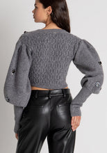 CROPPED CARDIGAN - Grey