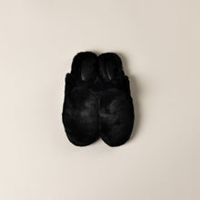 FAUX FUR MULE - Black