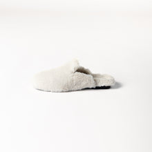 FAUX FUR MULE - Natural