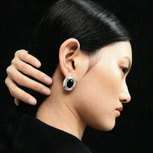 PRIZE EARRINGS - Black/Silver