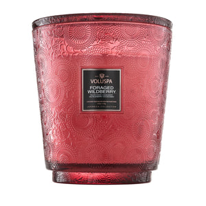 5 WICK HEARTH CANDLE - Foraged Wildberry
