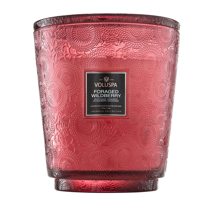 5 WICK HEARTH CANDLE - Foraged Wildberry