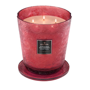 5 WICK HEARTH CANDLE - Foraged Wildberry
