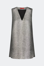 FOUNTAIN METALLIC MINI DRESS - Pewter
