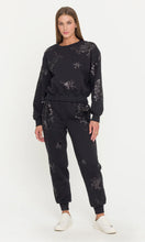 SUKI SEQUIN SWEATPANT - Black