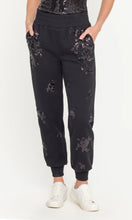 SUKI SEQUIN SWEATPANT - Black
