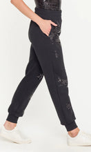 SUKI SEQUIN SWEATPANT - Black