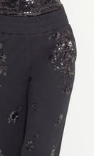 SUKI SEQUIN SWEATPANT - Black