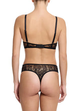 SHEER SEDUCTION THONG - Black