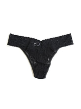 ORIGINAL RISE LACE THONG - Black