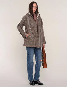JESSE RAINCOAT - Houndstooth