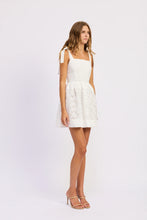 CANDANCE CORSET MINI DRESS- White