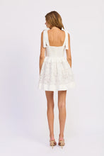 CANDANCE CORSET MINI DRESS- White