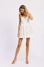 CANDANCE CORSET MINI DRESS- White