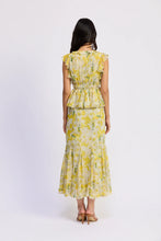 LYDIA PEPLUM TOP- Yellow