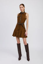 ELOISE MINI DRESS - Brown