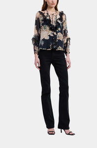 PEREGRINE BLOUSE - Black Apricot