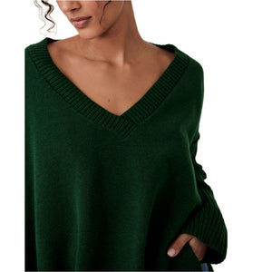 ORION A LINE TUNIC - Black Forest Green