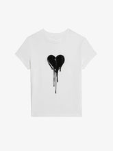 FLOWING HEART TEE - White