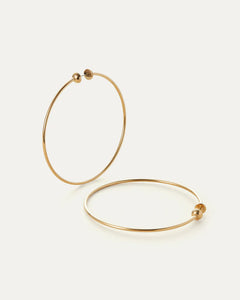 ICON HOOPS LARGE - Gold