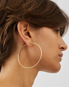 ICON HOOPS LARGE - Gold