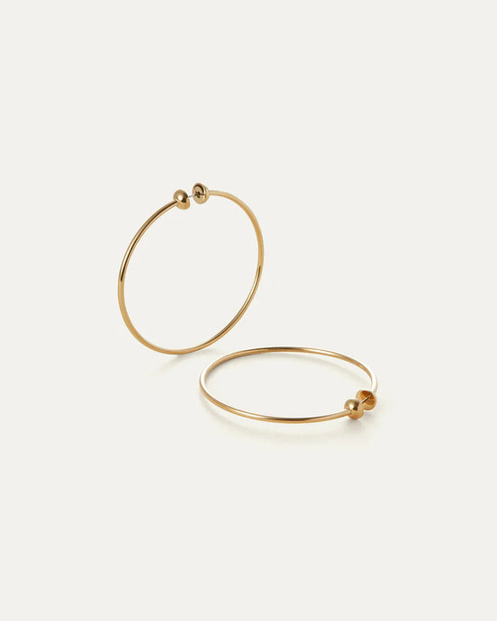 ICON HOOPS MEDIUM - Gold