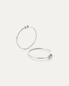 ICON HOOPS MEDIUM - Silver