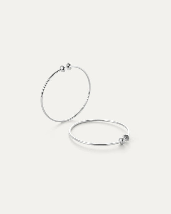 ICON HOOPS MEDIUM - Silver
