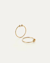 SMALL ICON HOOPS - Gold