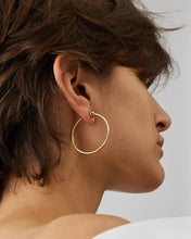 SMALL ICON HOOPS - Gold