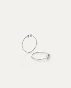 ICON HOOPS SMALL - Silver