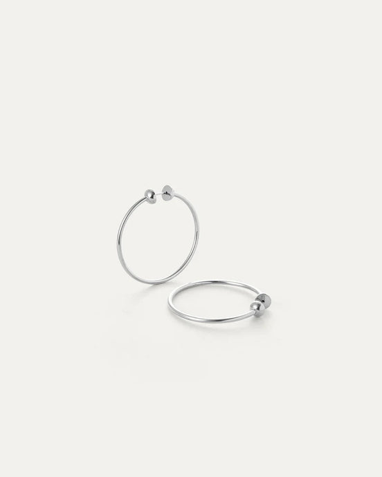 ICON HOOPS SMALL - Silver