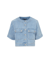 ELIAS DENIM JACKET - Silverwood Blue