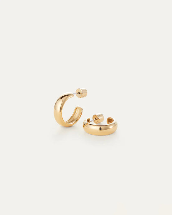 STAPLE HOOP SMALL - Gold