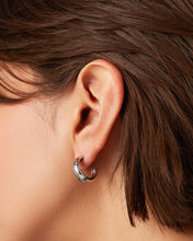 STAPLE HOOP SMALL - Silver