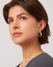 STAPLE HOOP MEDIUM - Silver