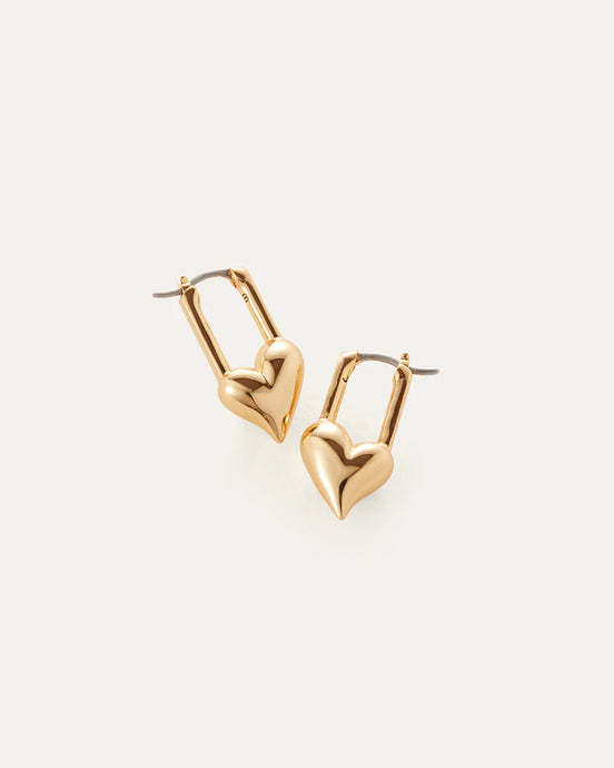 PADLOCK HEART HUGGIES - Gold