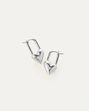 PADLOCK HEART HUGGIES - Silver