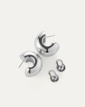 GEMMA HOOPS - Silver