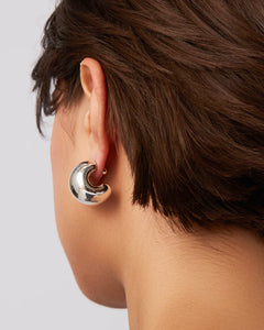 GEMMA HOOPS - Silver