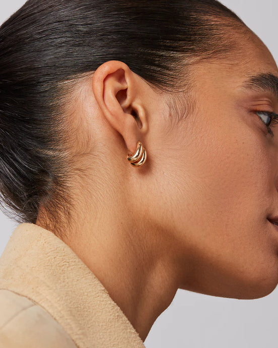 MINI FLORENCE EARRINGS - Gold