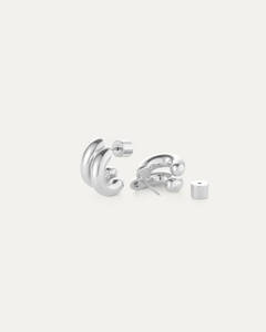 MINI FLORENCE EARRINGS - Silver