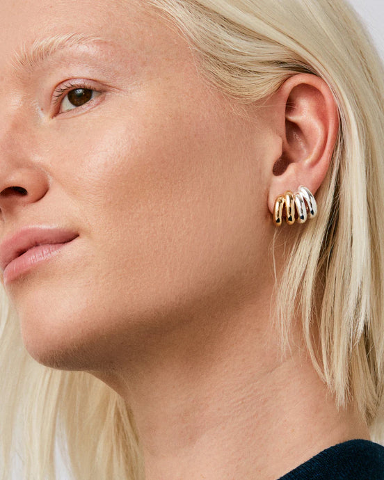 MINI FLORENCE EARRINGS - Silver