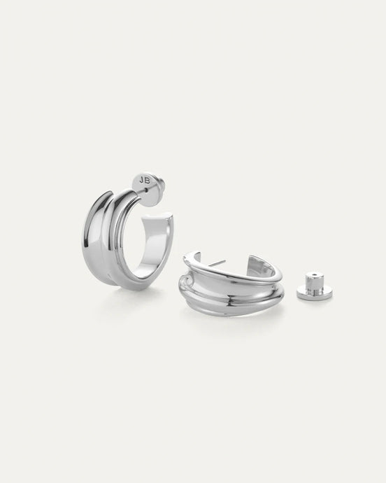 LENNON HOOPSSS - Silver