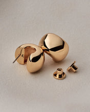 SMAL GEMMA HOOPS - Gold