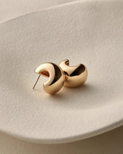 SMAL GEMMA HOOPS - Gold