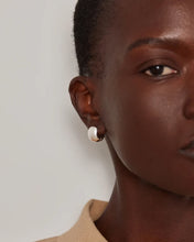 MINI GEMMA HOOPS - Silver