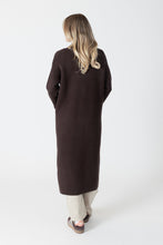 JIMMI SWEATER COAT - Chocolate