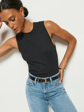 JOAN MOCK TANK - Black