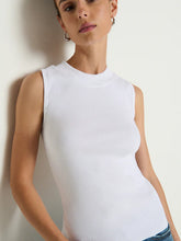 JOAN MOCK TANK - White